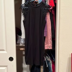 Black, Iris form fitting dress